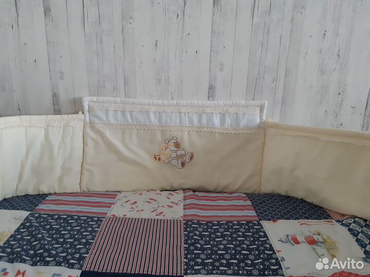 Комплект постельного белья для детской кроватки