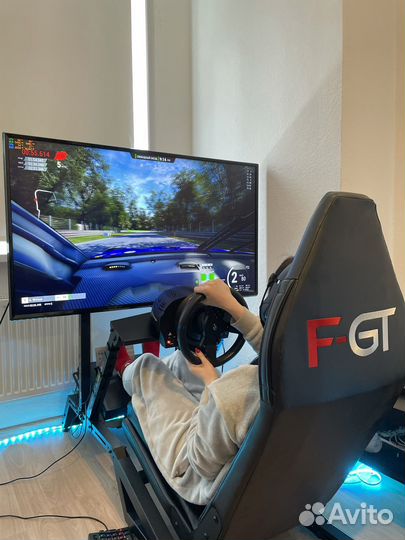 Кокпит для симрейсинга + руль t300 rs gt