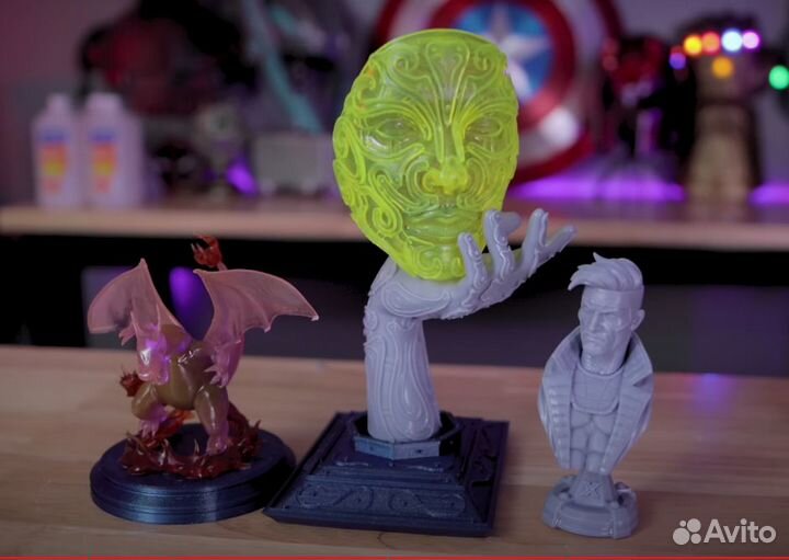 Печать на 3d принтере FDM/SLA, литье деталей