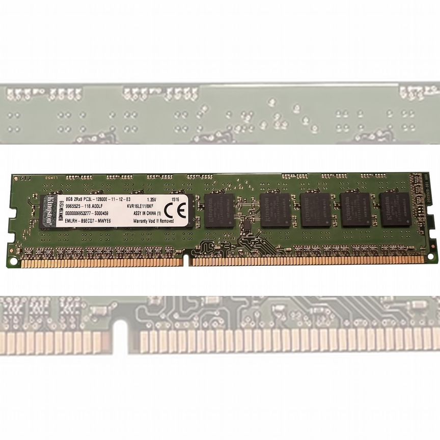 [KVR16LE11/8KF] Оперативная Память Kingston 8gb Kvr16le11/8kf