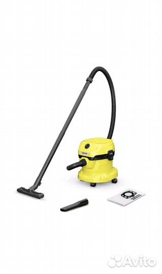 Профессиональный пылесос Karcher WD 2 Plus