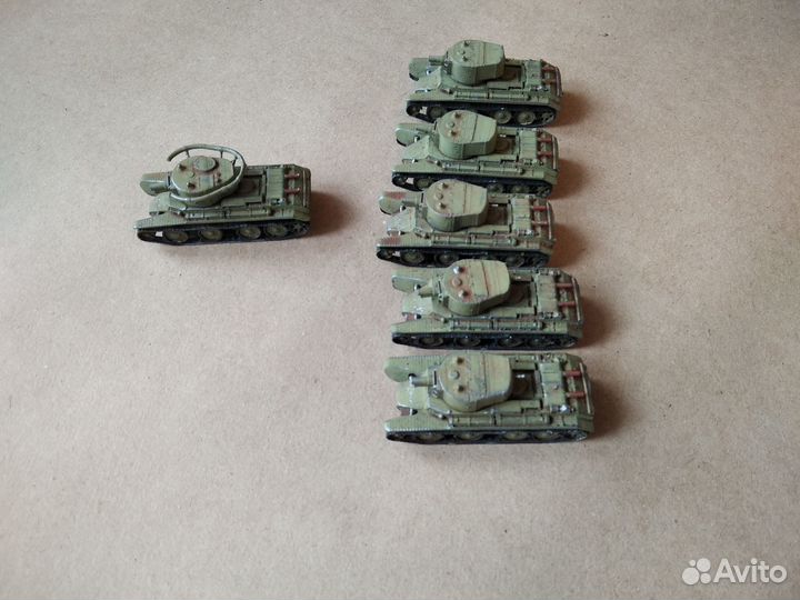 Модели танков 1/100 бт-7А и бт-7