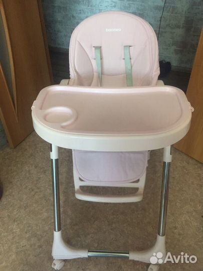 Стул-трансформер для кормления, розовый