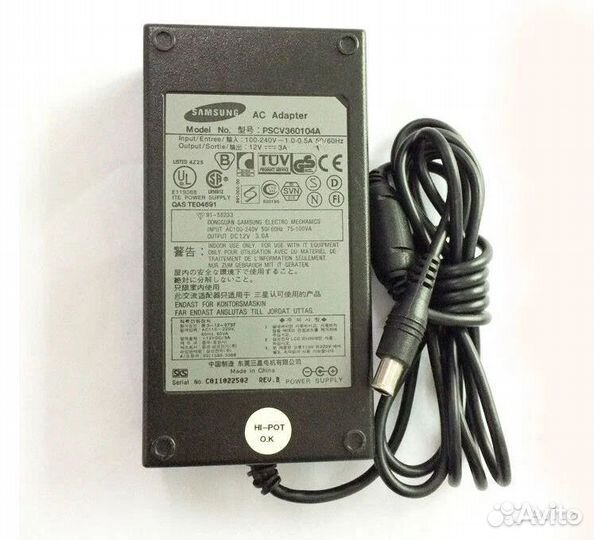 Блок питания для монитора Samsung 14V 3A (6.5*4.4)