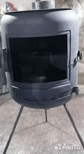 Печь в палатку для зимней рыбалки