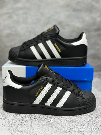 Кроссовки Adidas superstar black