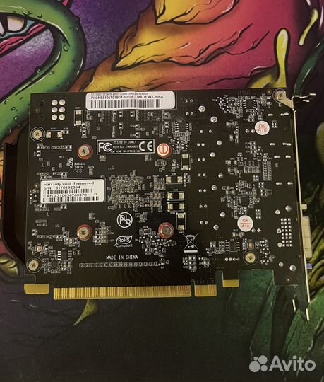 Видеокарта gtx 1050 ti 4gb palit