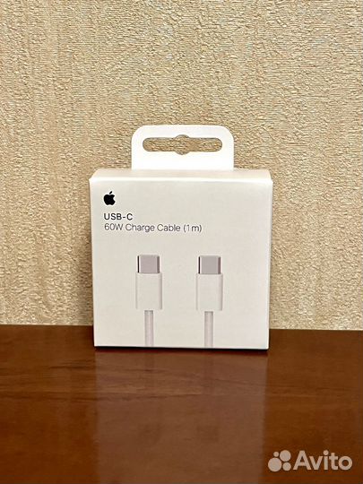 Кабель Apple USB-C Charge Cable плетёный 1m 60w