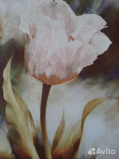 Вышивка Тюльпан