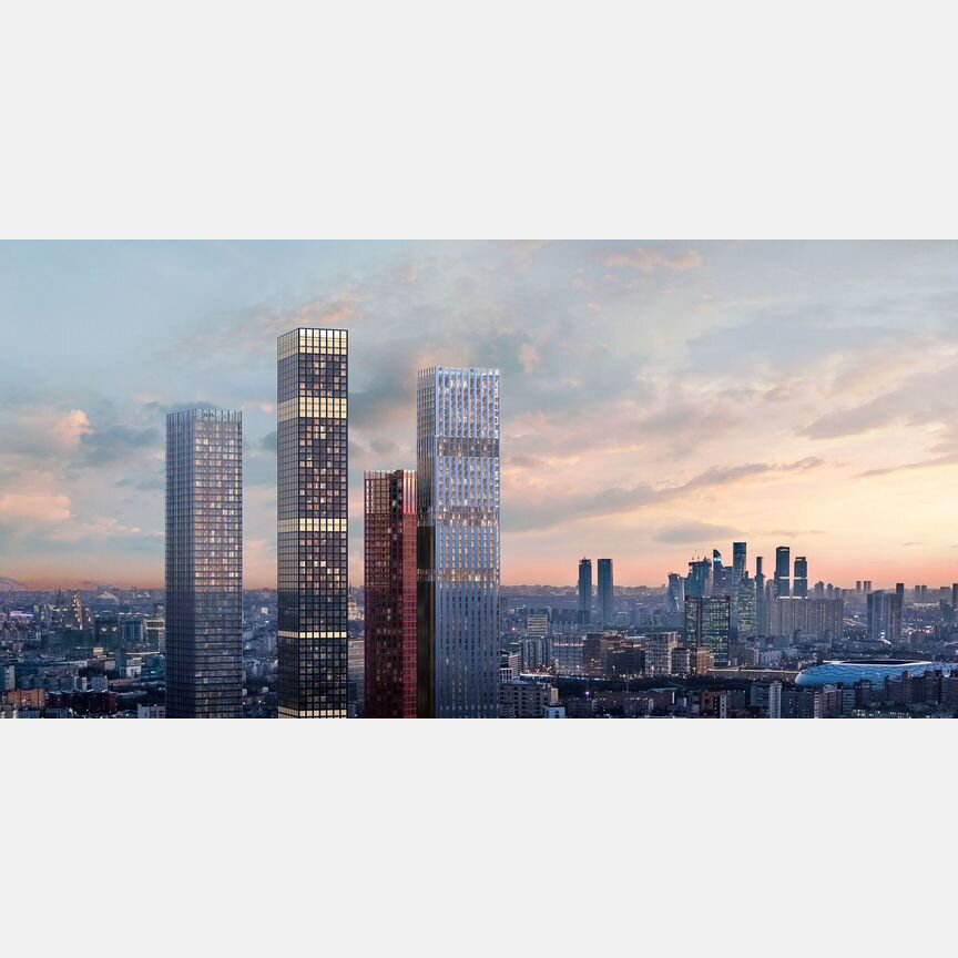 3-к. квартира, 92,3 м², 6/54 эт.