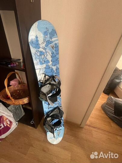 Сноуборд с креплением