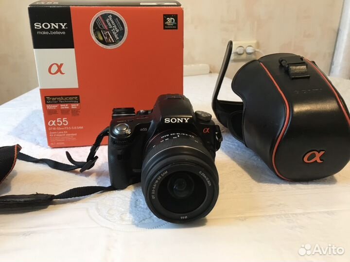 Фотоаппарат сони альфа 55