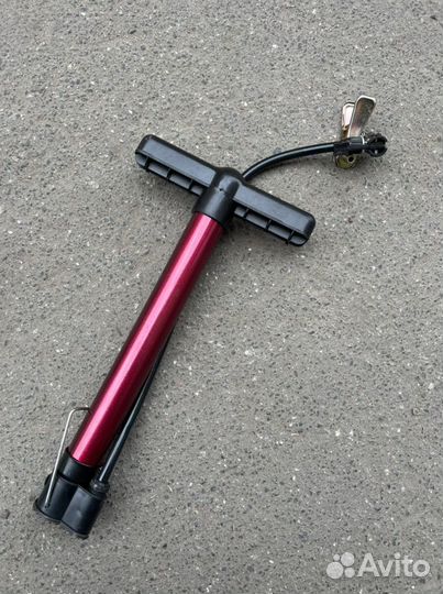 Насос ручной красный