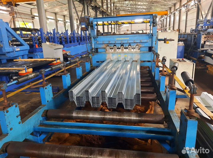 Профлист оцинкованный окрашенный нс-35 0,5х1000