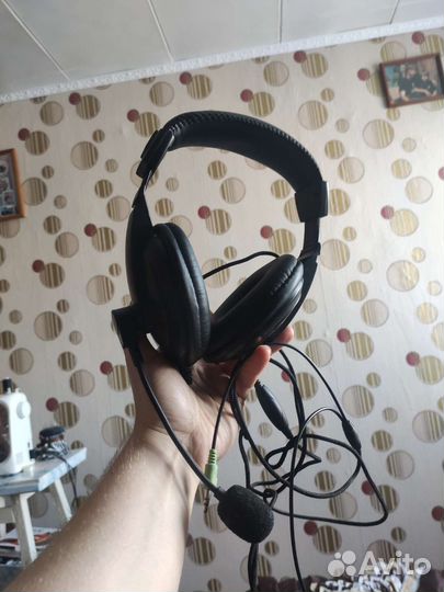 Наушники, гарнитура dialog stereo headset m-750hv