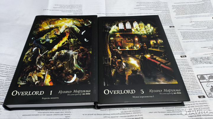 Повелитель (Overlord) 1,2 5 тома ранобэ