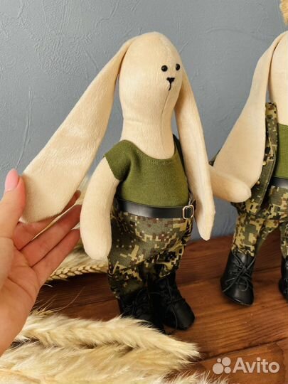 Игрушка солдатик с вашими шевронами