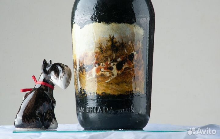 Интерьерная бутылка Охота