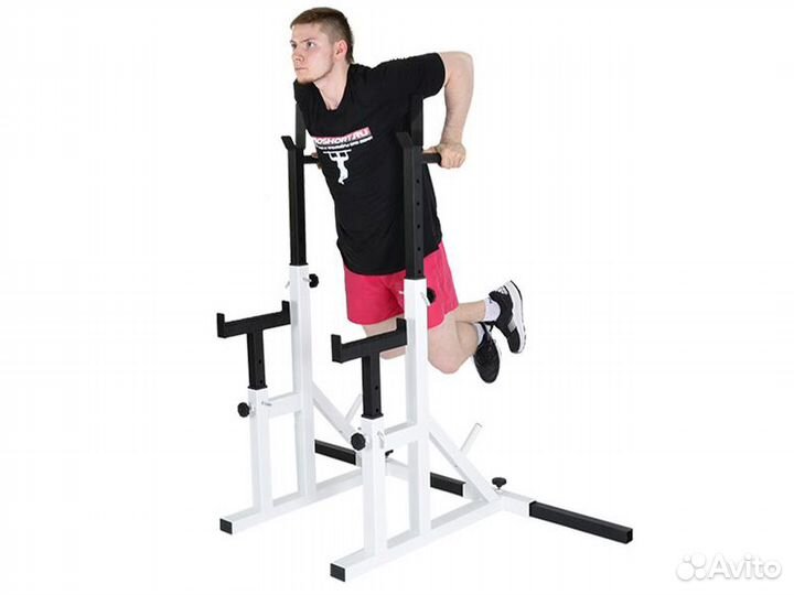 Стойка с регулируемыми брусьями