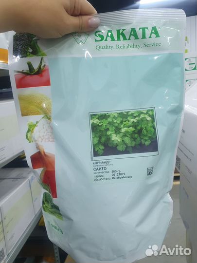 Семена Кориандр Санто 500г Саката