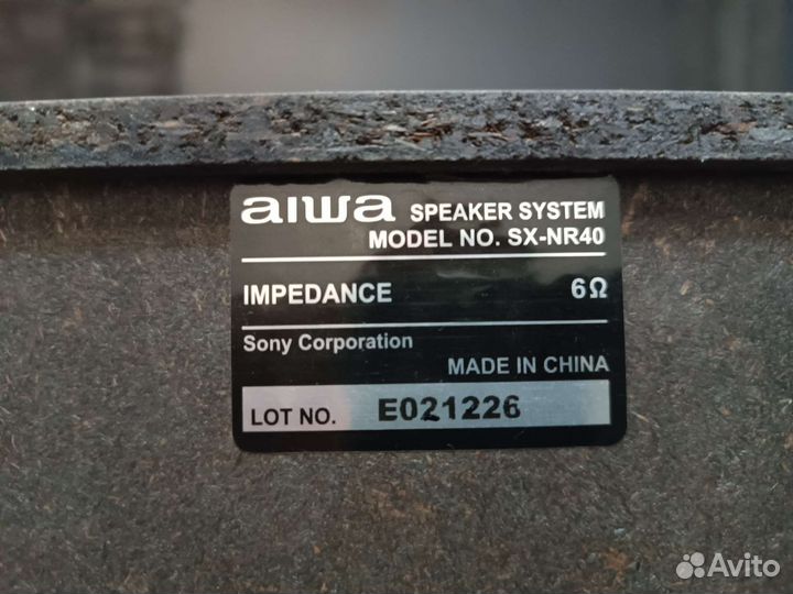 Акустические колонки aiwa