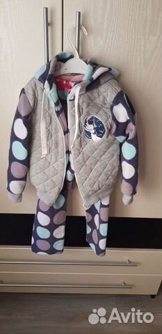 Флисовый костюм для девочки