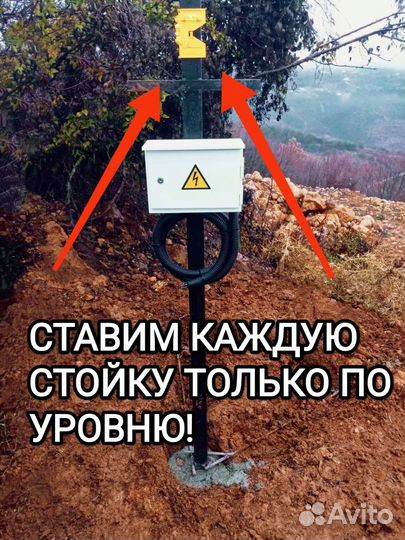 Трубостойка, заземление, вру