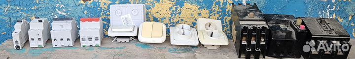 Электровыключатели, розетки, автомат. выключатели