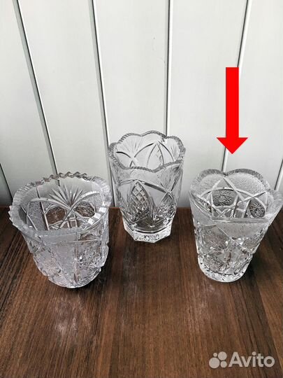 Продам хрустальную вазу - конфетницу