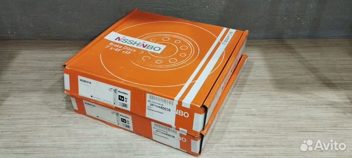 Комплект передних тормозных дисков Honda Accord 7