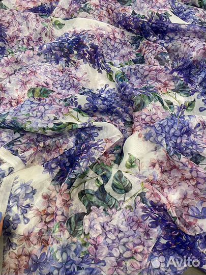 Шифон с сиренью