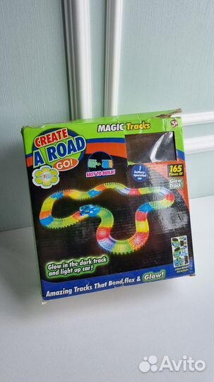 Гибкий трек с машинкой