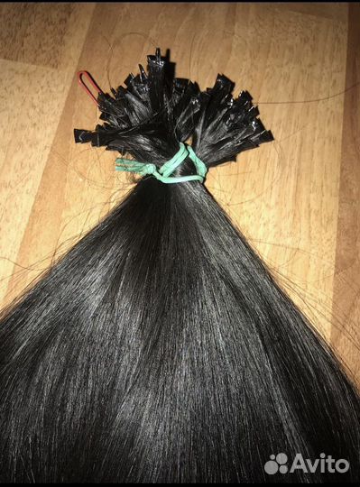 Новые натуральные волосы 70 см на капсулах