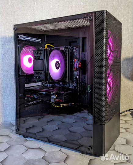 Компьютер пк игровой RX 6600+Ryzen 5500