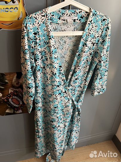 Diane von furstenberg, платье с запахом