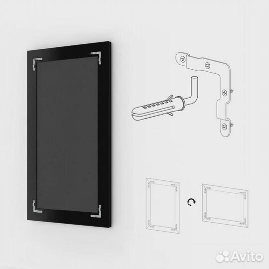 Зеркало Evoform Exclusive-G BY 4177 73x101 прованс с плетением, в багетной раме, с гравировкой