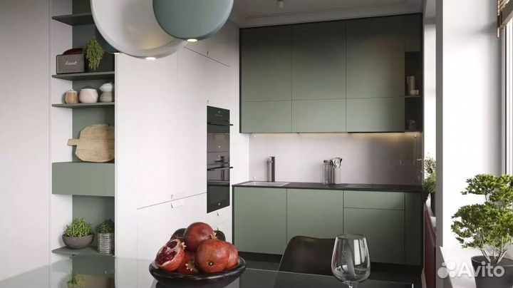 Кухня под потолок в новостройку