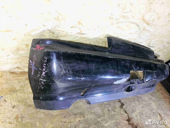 Бампер задний sedan Nissan Skyline R32 Чёрныйдефек