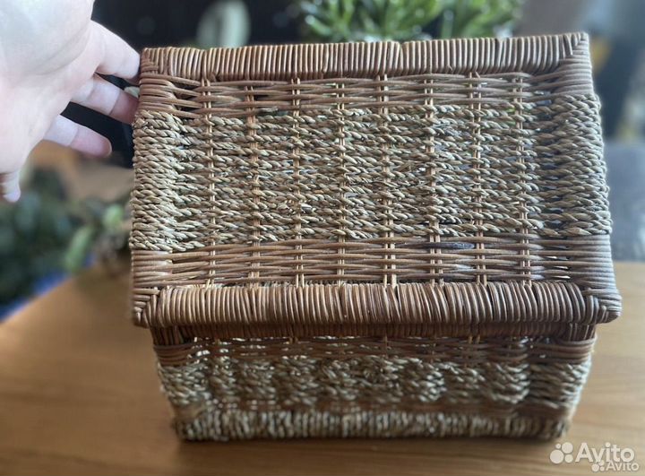 Шкатулка короб плетеный Икеа