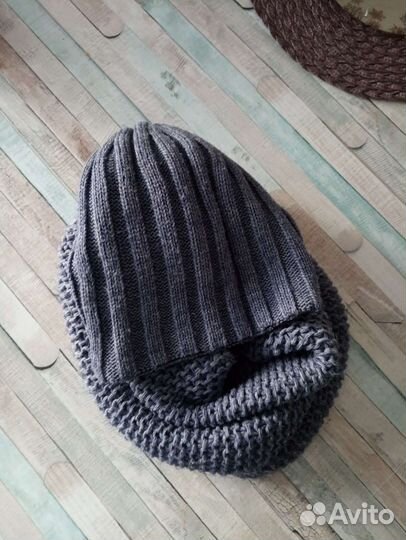 Комплект шапка и снуд