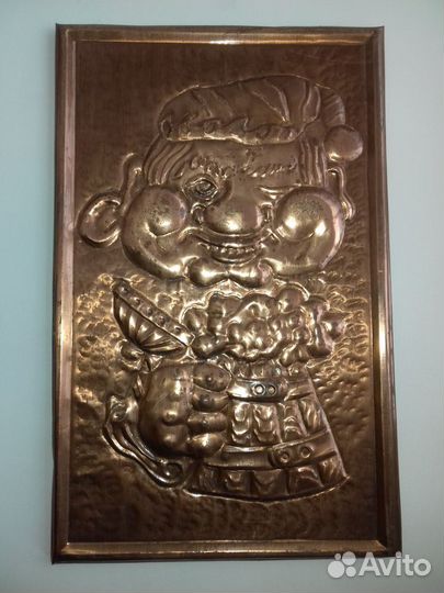Картина медная чеканка