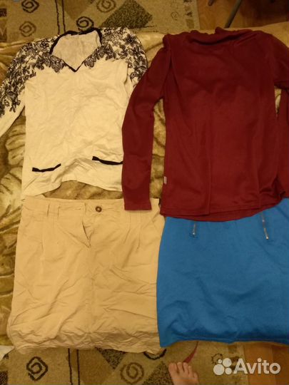Отдам женские вещи р.46