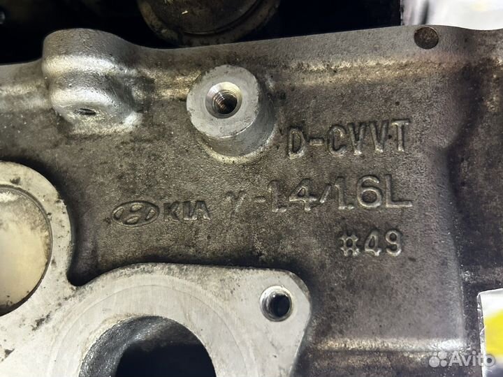 Головка блока hyudai Kia 1.4/1.6