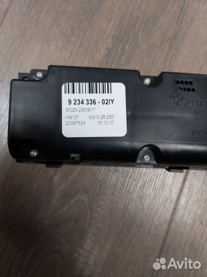 Блок управления климат-контролем Bmw X5 4.8I E70