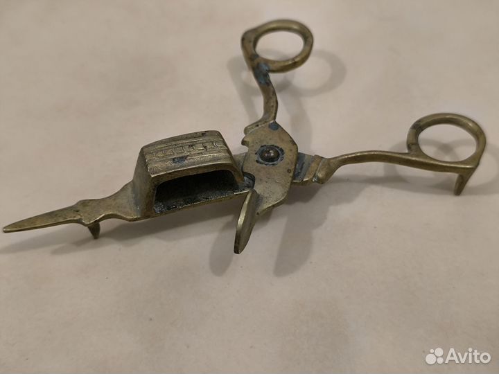 Ножницы для фителя германия. латунь или бронза