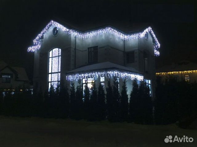 Гирлянда уличная бахрома