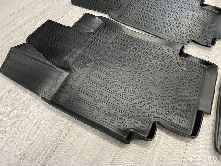 Оригинальные резиновые ковры Hyundai Creta 1