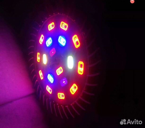 Фитолампа лампочка для растений новая