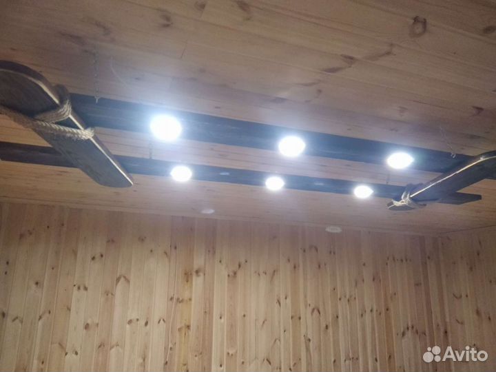 Эко Люстра из массива сосны