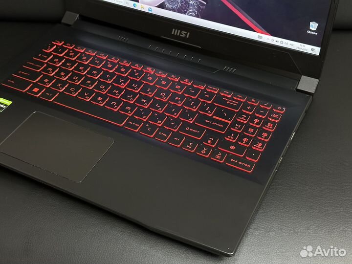 Игровой MSI Katana GTX1650/ i5-11400H/ 144Hz